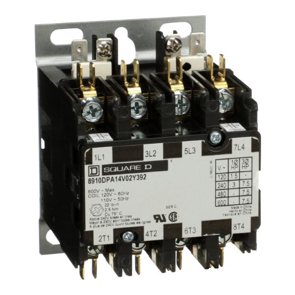 SQUARE D 8910DPA14V02Y392 SER. C 120V NEW IN SCHNEIDER PACKAGE NSMP