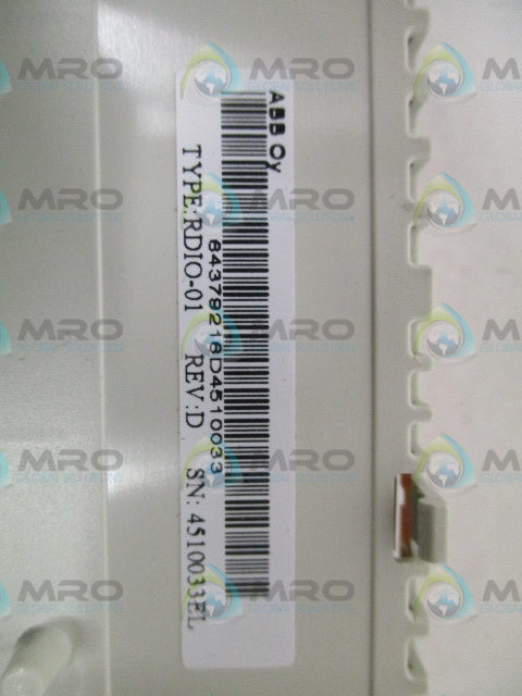 ABB RDIO-01 DIGITAL I/O EXTENSION MODULE *NEW IN BOX*