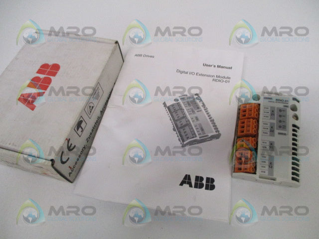 ABB RDIO-01 DIGITAL I/O EXTENSION MODULE *NEW IN BOX*