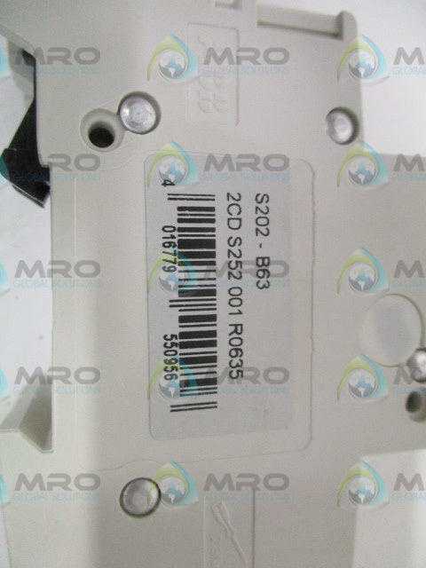 ABB S202-B63 CIRCUIT BREAKER 63A *NEW IN BOX*