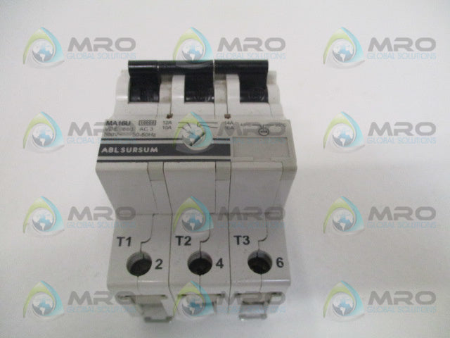 ABL SURSUM MA16U CIRCUIT BREAKER 10-16A *NEW NO BOX*