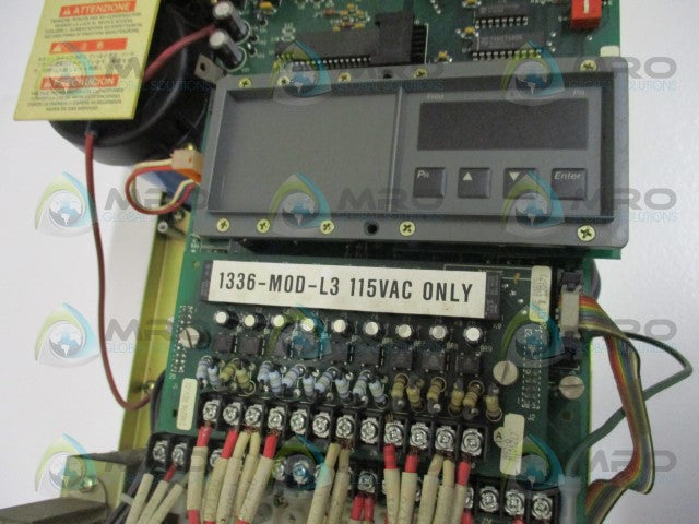 ALLEN BRADLEY 1336-B015-EOE-L3-S1 SER. A AC DRIVE *USED*