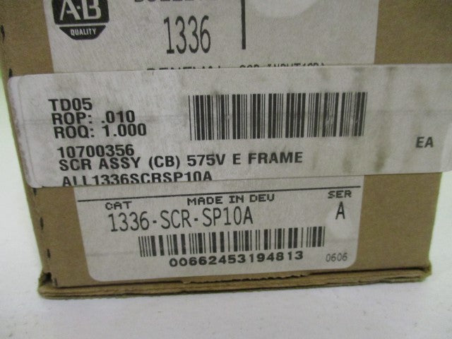 ALLEN BRADLEY 1336-SCR-SP10A SER. A INPUT SCR *NEW IN BOX*