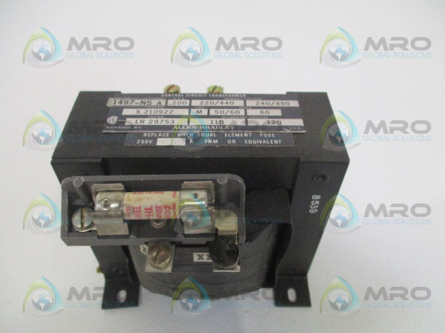 ALLEN BRADLEY 1497-N5 SER. A TRANSFORMER 220/440/240/480 *NEW NO BOX*