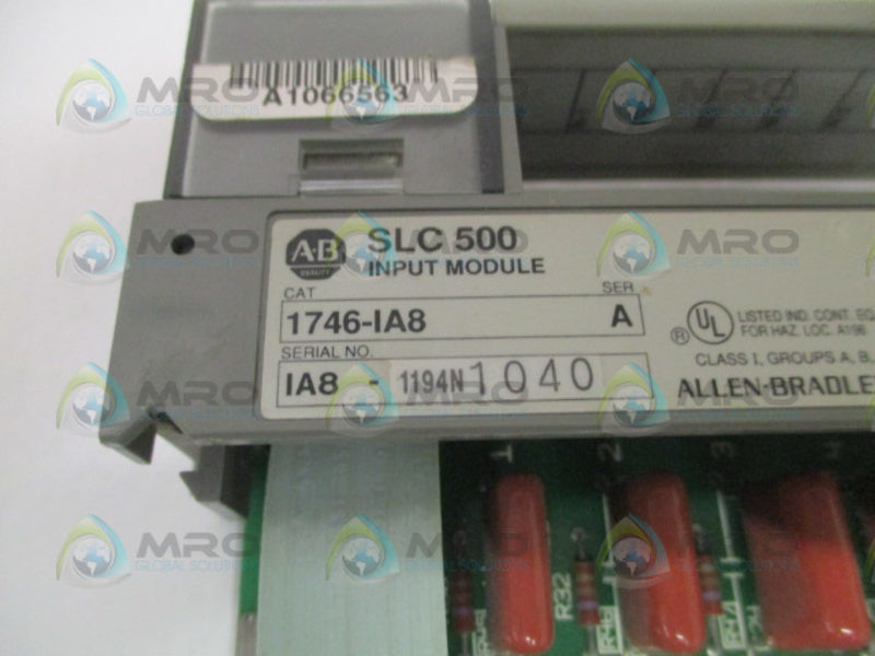 ALLEN BRADLEY 1746-IA8 SER. A *USED*