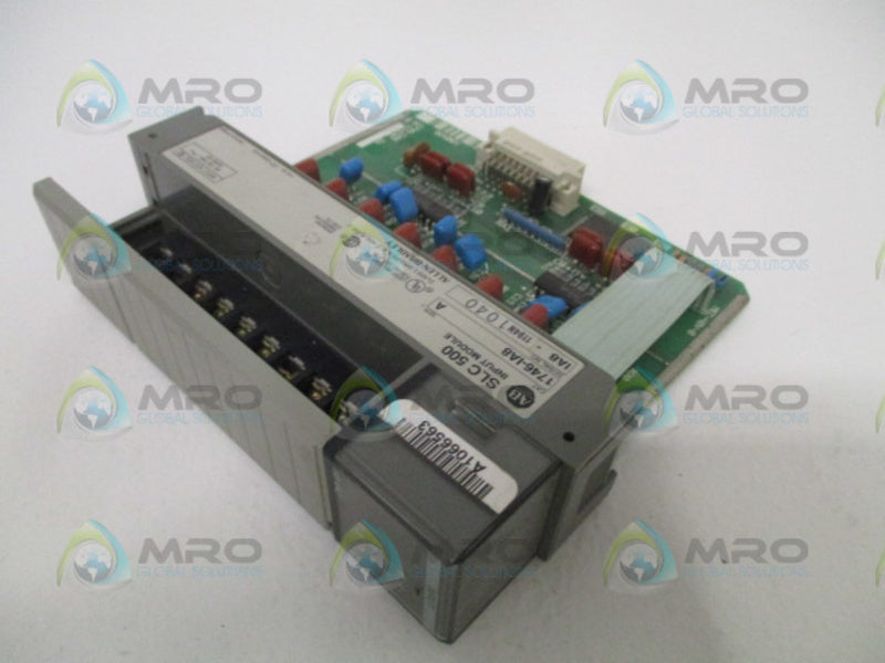 ALLEN BRADLEY 1746-IA8 SER. A *USED*