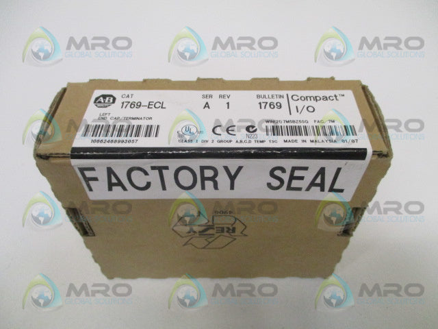 ALLEN BRADLEY COMPACT I/O 1769-ECL SER. A LEFT END CAP DATE:2007*FACTORY SEALED*