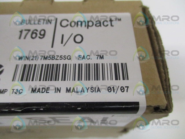 ALLEN BRADLEY COMPACT I/O 1769-ECL SER. A LEFT END CAP DATE:2007*FACTORY SEALED*