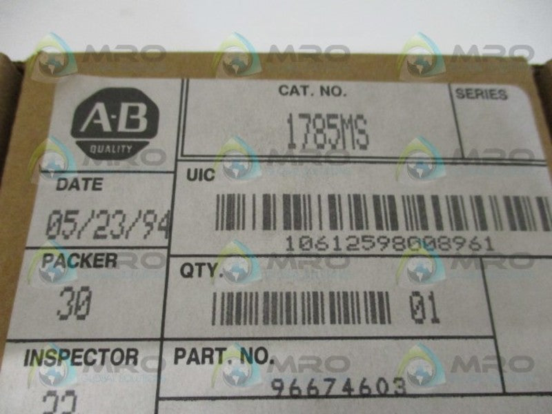 ALLEN BRADLEY 1785-MS 8K RAM MEMORY MODULE *NEW IN BOX*