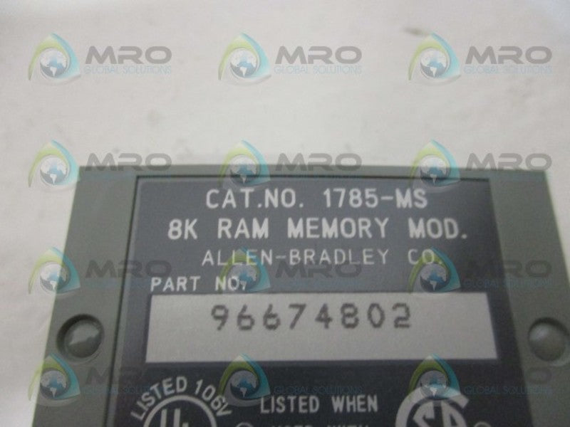 ALLEN BRADLEY 1785-MS 8K RAM MEMORY MODULE *NEW IN BOX*