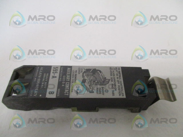 ALLEN BRADLEY 595-A SER. B AUXILIARY CONTACT *USED*