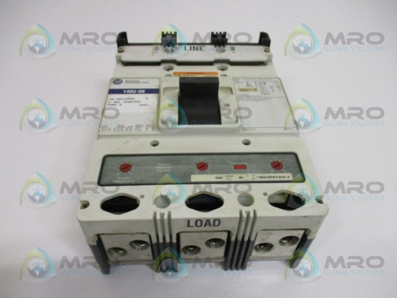 ALLEN BRADLEY 140U-Q6D3-D50 SER. A CIRCUIT BREAKER 500A *USED*