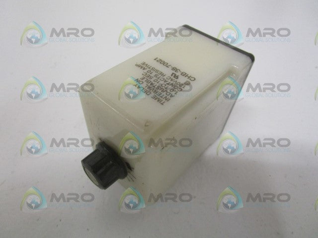 AMF CHB-38-70021 TIME DELAY RELAY 1-10 SEC *USED*