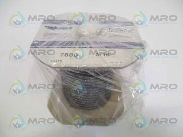 ANTI-KEYSTONE 7800 BRAIDED GRAPHITE PACKING SIZE: 3/16" LBS: 1.02 *NEW IN BOX*