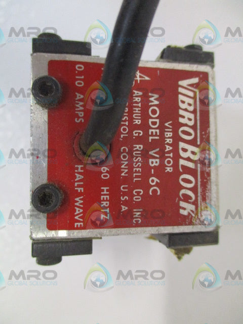 ARTHUR G RUSSELL VB-6C VIBROBLOCK VIBRATOR *USED*