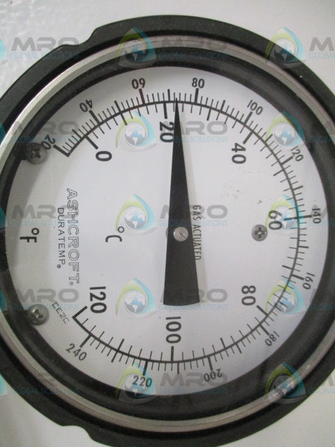 ASHCROFT C-600A-04-C03-B01-A1-L03-CE-XCYLM THERMOMETER 20/240F&C*NEW IN BOX*