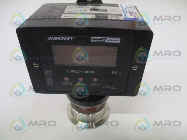 ASHCROFT NPIN4DLS02 PRESSURE SWITCH 60PSI (REPAIRED) *USED*