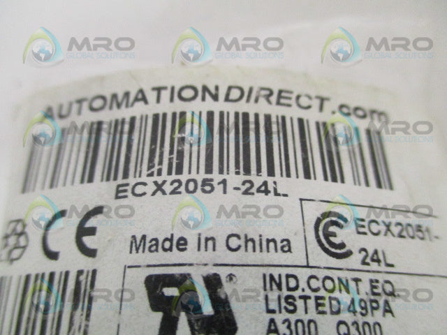 AUTOMATION DIRECT ECX2051-24L RED INDICATING LIGHT *NEW IN FACTORY BAG*