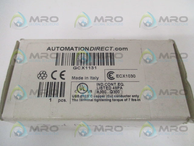 AUTOMATION DIRECT GCX1131 RED EMERGENCY STOP PUSHBUTTON *NEW IN BOX*