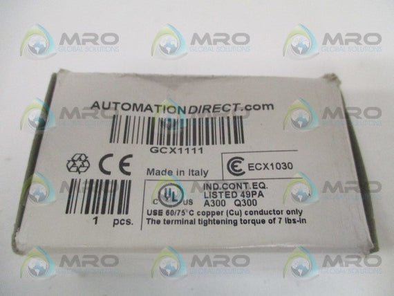 AUTOMATION DIRECT GCX1111 RED PUSHBUTTON *NEW IN BOX*
