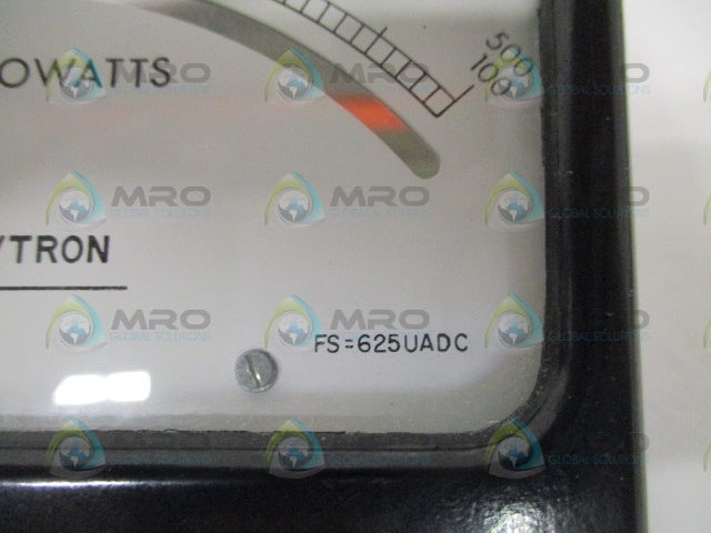 AVTRON 420 FS=625UADC PANEL METER 0-500/0-100 AC KILOWATTS *NEW NO BOX*