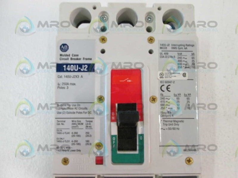 Allen Bradley 140UJ2D3D20 NSFP * GENUINE * AB 140U J2D3 D20