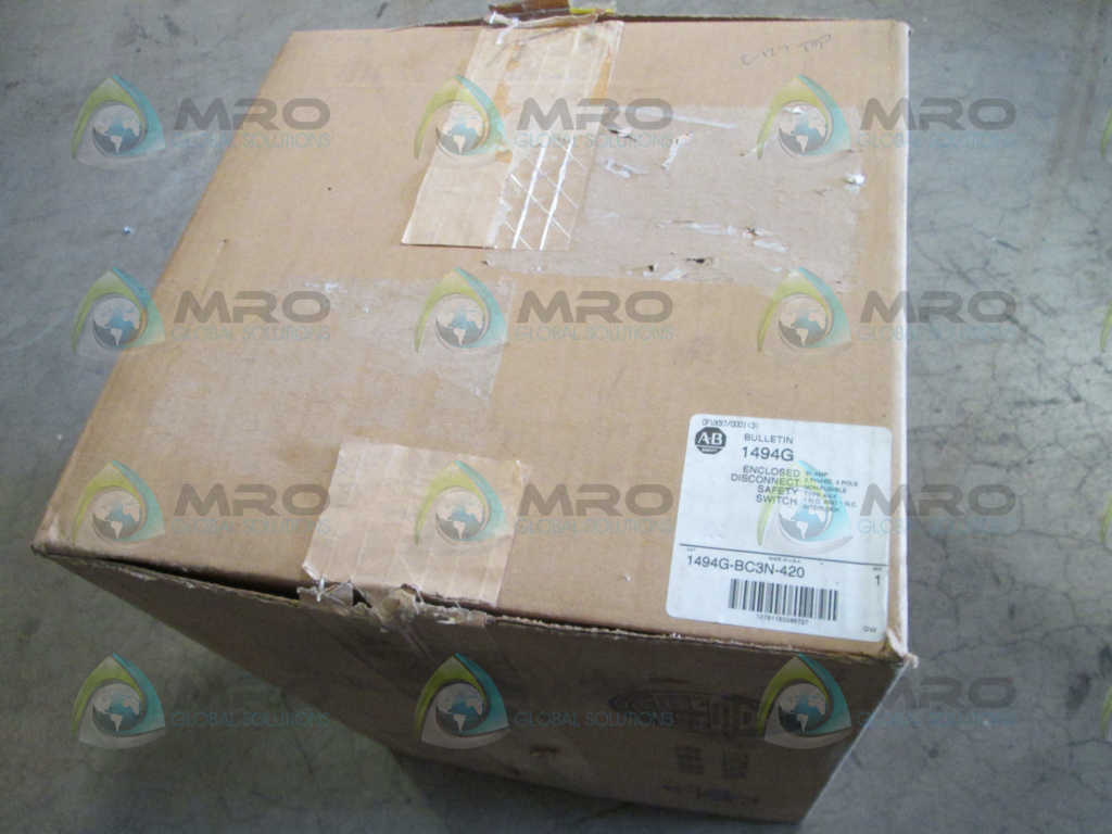 Allen Bradley 1494GBC3N420 NSFP **GENUINE** AB 1494G BC3N 420