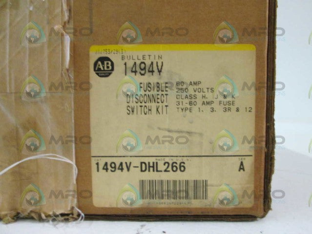 Allen Bradley 1494VDHL266 NSFP * GENUINE * AB 1494V DHL 266