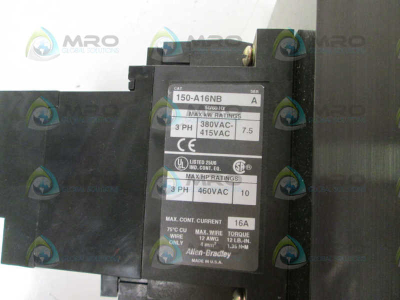 Allen Bradley 150A16NB NSNP * GENUINE * AB 150 A16NB