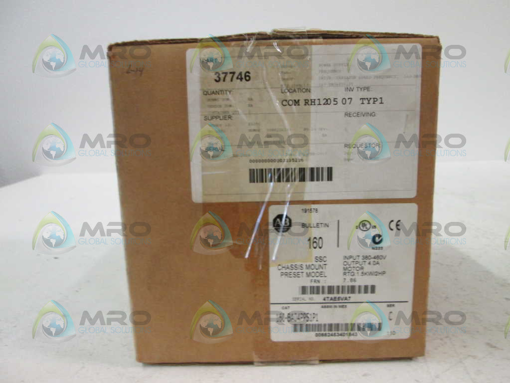 Allen Bradley 160AA02NPS1P1 NSFP **GENUINE** AB 160 AA02NPS1P1