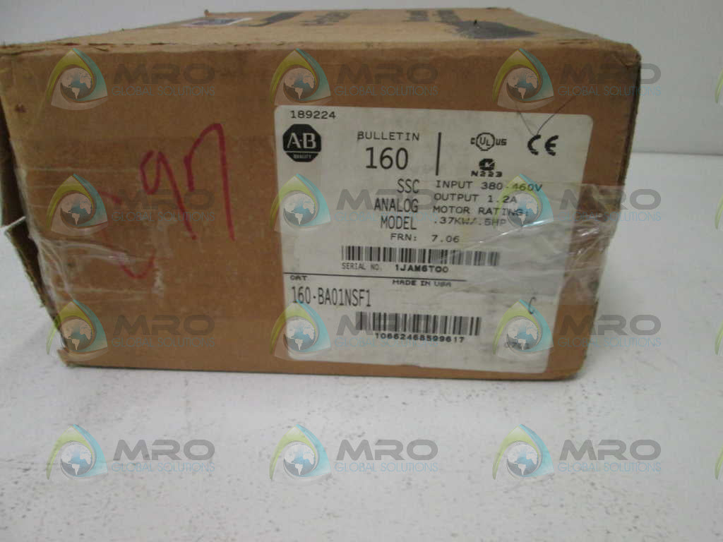 Allen Bradley 160BA01NSF1 NSFP **GENUINE** AB 160 BA01NSF1