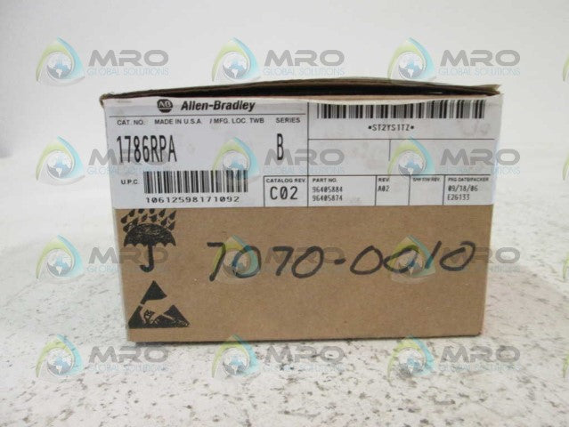 Allen Bradley 1786RPA NSFP * GENUINE * AB 1786 RPA