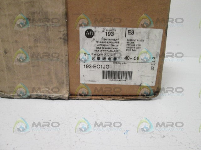 Allen Bradley 193EC1JG NSFP **GENUINE** AB 193 EC1JG