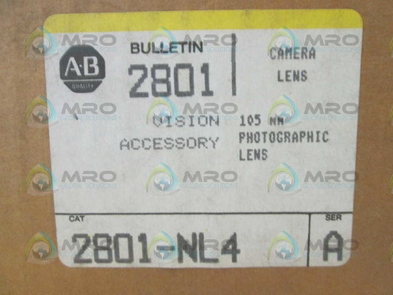 Allen Bradley 2801NL4 NSFP * GENUINE * AB 2801 NL4