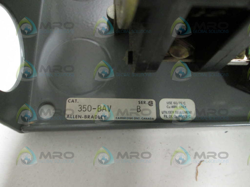 Allen Bradley 350BAV NSFP ** GENUINE ** AB 350 BAV