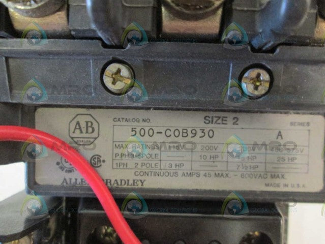 Allen Bradley 500COB930 NSFP **GENUINE** AB 500 COB 930