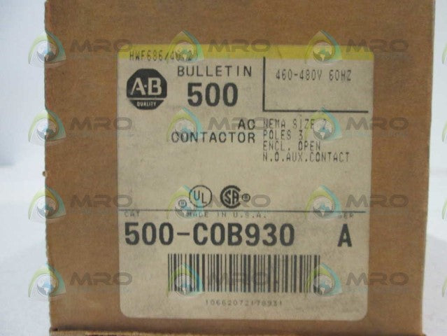 Allen Bradley 500COB930 NSFP **GENUINE** AB 500 COB 930