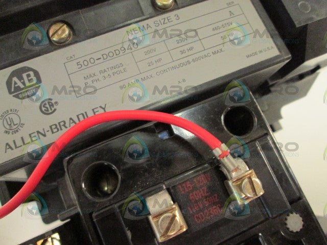 Allen Bradley 500DOD940 NSNP **GENUINE** AB 500 DOD 940
