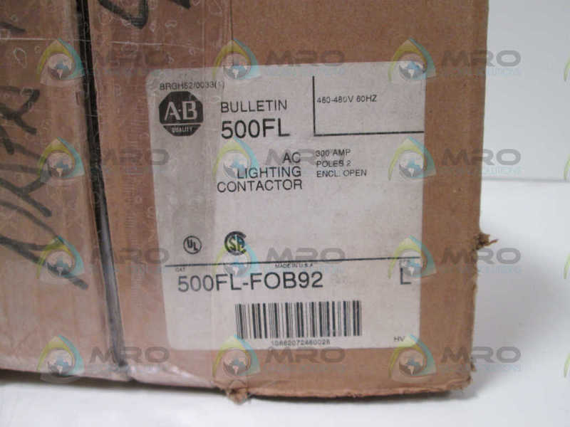 Allen Bradley 500FLFOB92 NSFP * GENUINE * AB 500FL FOB 92