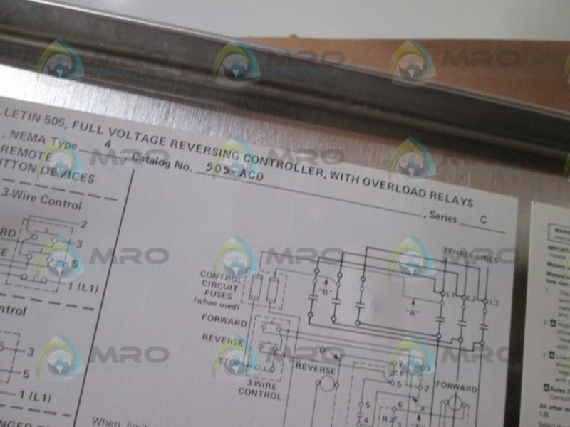 Allen Bradley 505ACD NSFP * GENUINE * AB 505 ACD