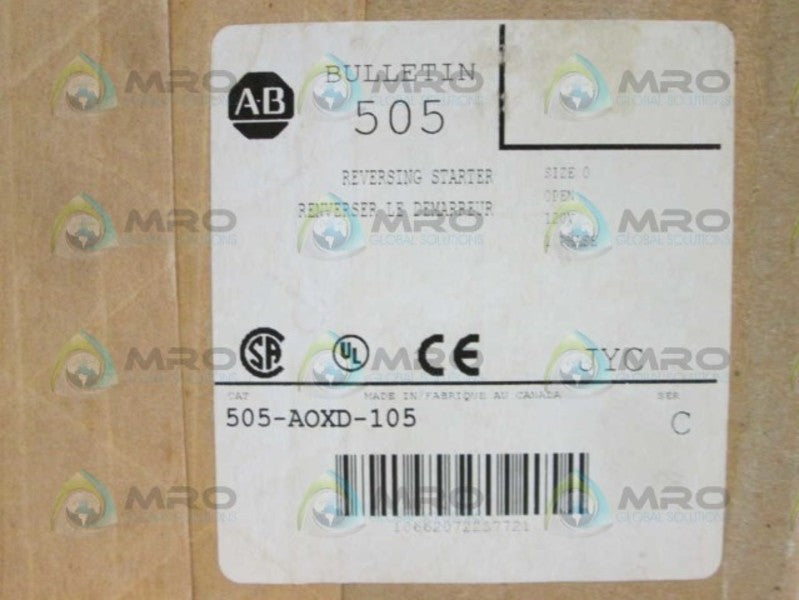 Allen Bradley 505AOXD105 NSFP * GENUINE * AB 505 AOXD 105