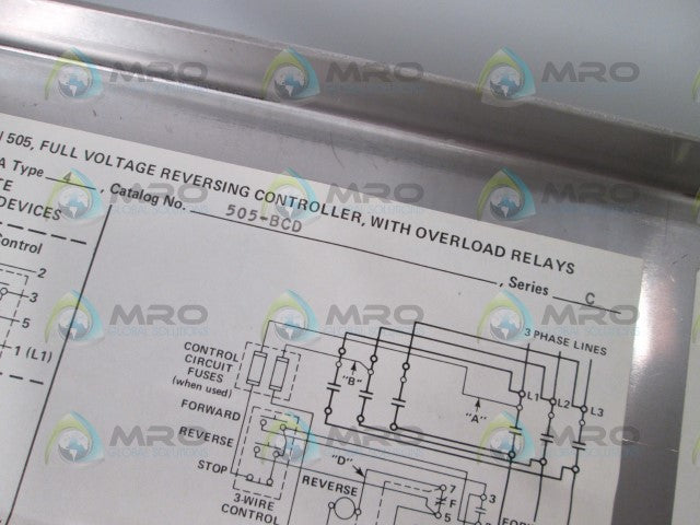 Allen Bradley 505BCD NSFP **GENUINE** AB 505 BCD