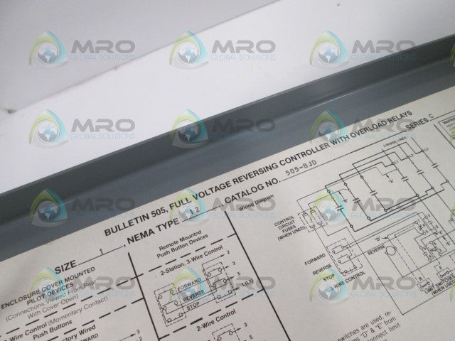 Allen Bradley 505BJD NSFP * GENUINE * AB 505 BJD