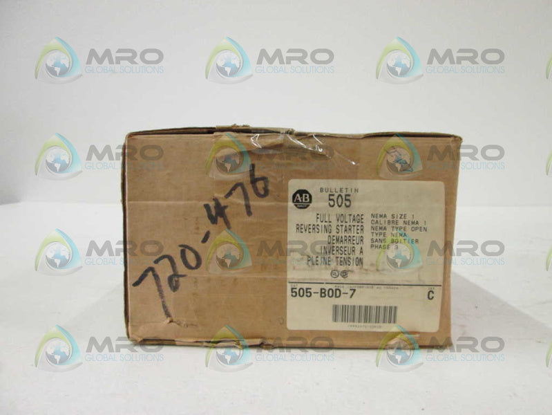 Allen Bradley 505BOD7 NSFP * GENUINE * AB 505 BOD 7