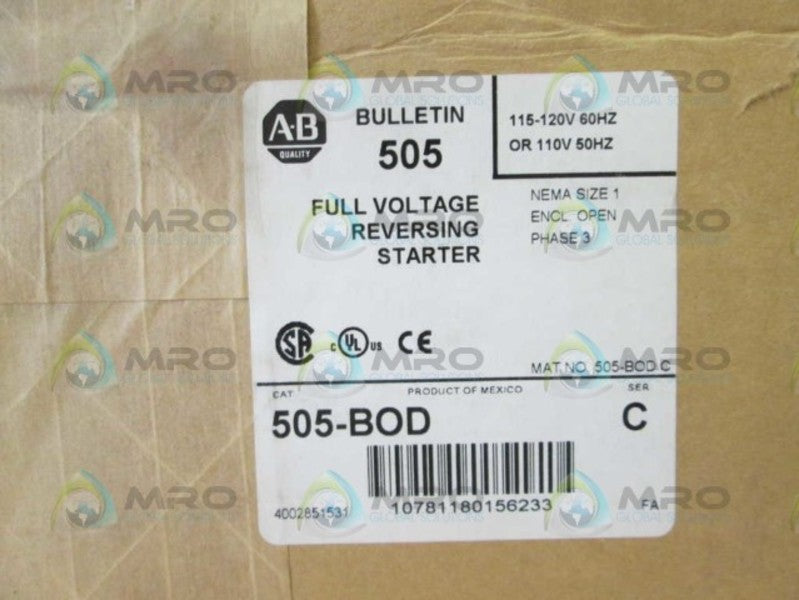 Allen Bradley 505BOD NSFP ** GENUINE ** AB 505 BOD