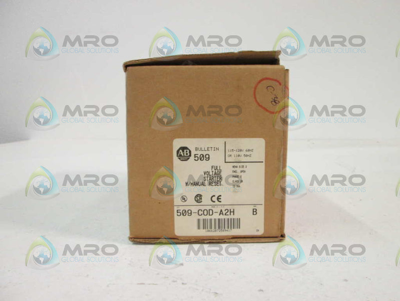 Allen Bradley 509CODA2H NSFP * GENUINE * AB 509 COD A2H