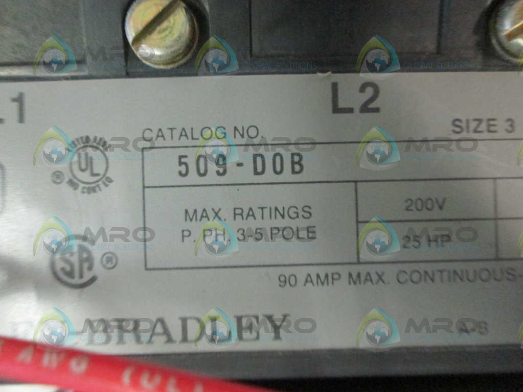 Allen Bradley 509DOB NSFP **GENUINE** AB 509 DOB
