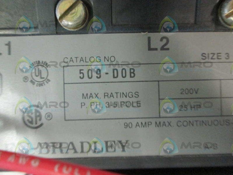 Allen Bradley 509DOB NSFP * GENUINE * AB 509 DOB