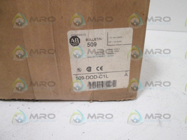 Allen Bradley 509DODC1L NSFP * GENUINE * AB 509 DOD C1L