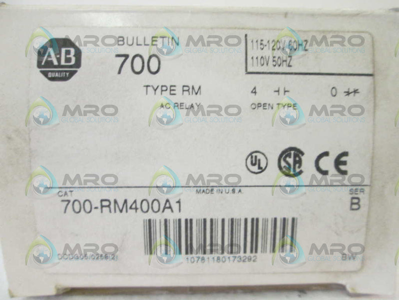 Allen Bradley 700RM400A1 NSFP * GENUINE * AB 700 RM400 A1